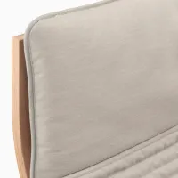 Fotoliu Ikea Poang/Knisa Beige Gray photo 6