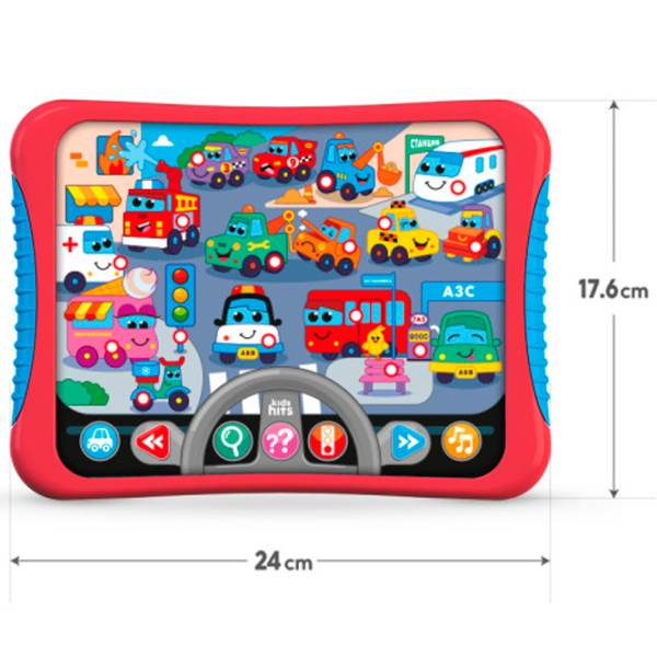 Jucărie interactivă Kids Hits Tabletă Mașini în oraș KH01/008 3+ / Multicolor Red photo 4 Jucărie interactivă Kids Hits Tabletă Mașini în oraș KH01/008 3+ / Multicolor Red photo 4