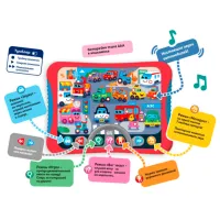 Интерактивная игрушка Kids Hits Планшет Машинки в городе KH01/008 3+ / Разноцветный Красный photo 5