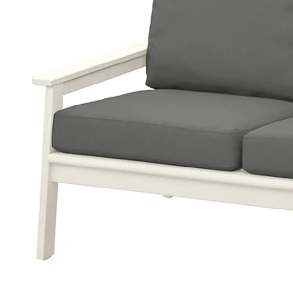 Scaun de grădină Ikea Bondholmen/Froson/Duvholmen  Masiv / Poliester / Gray White photo 2