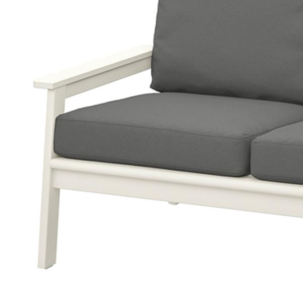Scaun de grădină Ikea Bondholmen/Froson/Duvholmen  Masiv / Poliester / Gray White photo 2