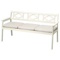 Садовый стул Ikea Bondholmen/Froson/Duvholmen  Массив / Полиэстер / Белый White