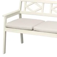 Садовый стул Ikea Bondholmen/Froson/Duvholmen Массив / Полиэстер / Белый White photo 2