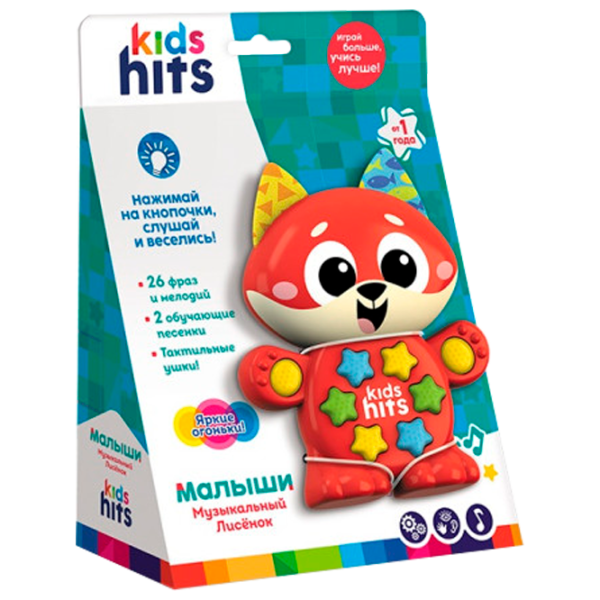 Jucărie interactivă Kids Hits Babies Vulpe muzicală KH09/001 2+ / Multicolor Red photo 1 Jucărie interactivă Kids Hits Babies Vulpe muzicală KH09/001 2+ / Multicolor Red photo 1