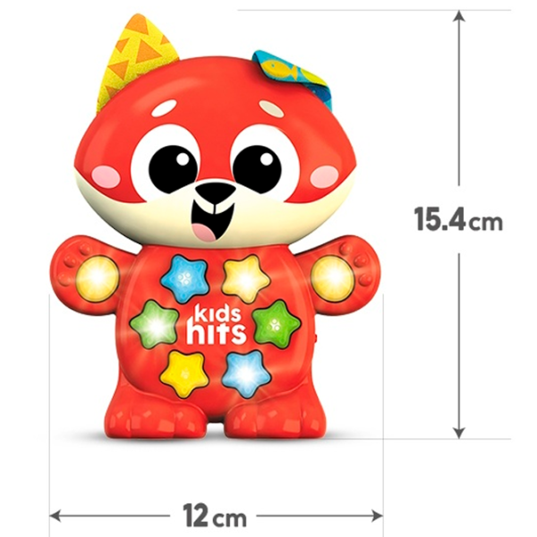 Jucărie interactivă Kids Hits Babies Vulpe muzicală KH09/001 2+ / Multicolor Red photo 4 Jucărie interactivă Kids Hits Babies Vulpe muzicală KH09/001 2+ / Multicolor Red photo 4
