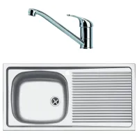 Chiuvetă Franke Pachet ESN 611-86 ST 86 x 43.5 / Oțel inoxidabil / Crom