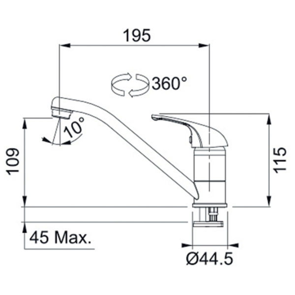 Кухонная мойка Franke Pachet ESN 611-86 ST 86 x 43.5 / Нержавеющая сталь / Хром photo 4