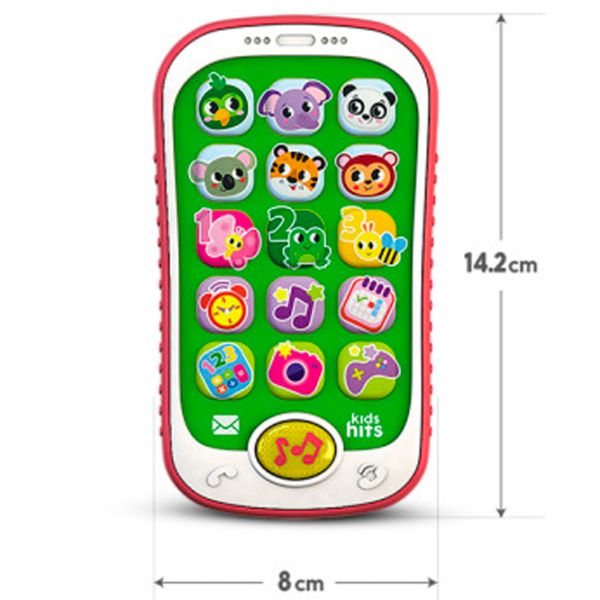 Jucărie interactivă Kids Hits Smartphone Vino la grădina zoologică KH03/004 2+ / Multicolor White photo 6 Jucărie interactivă Kids Hits Smartphone Vino la grădina zoologică KH03/004 2+ / Multicolor White photo 6
