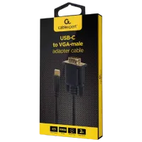 Кабель видео Cablexpert USB Type-C + VGA 2 м / Черный photo 2