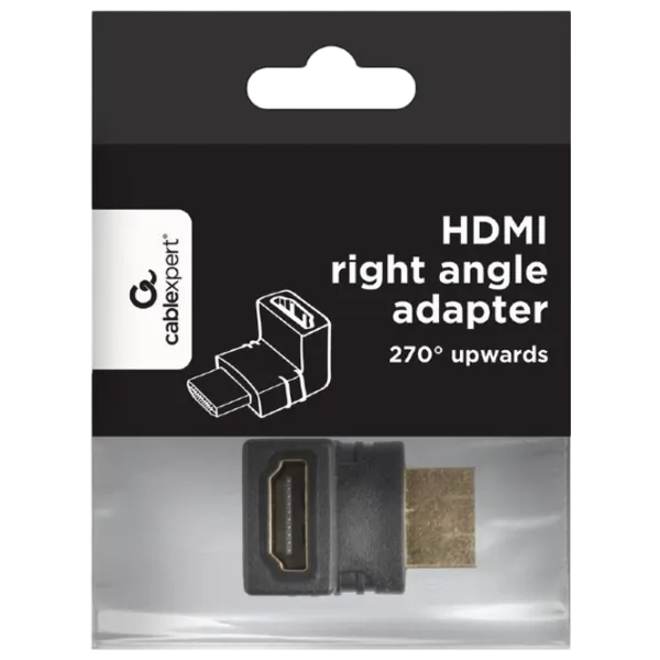Adaptor Cablexpert A-HDMI270-FML HDMI / Black photo 3