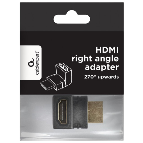 Adaptor Cablexpert A-HDMI270-FML HDMI / Black photo 3