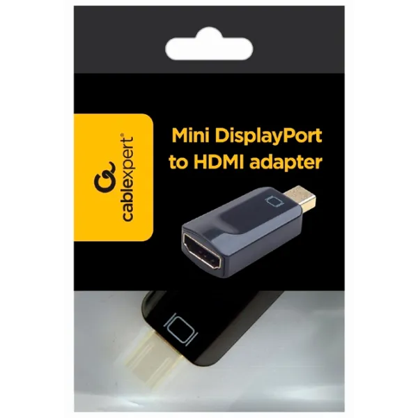 Адаптер Cablexpert A-mDPM-HDMIF-01 Mini DispalyPort / Черный photo 3