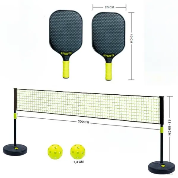 Jucărie interactivă Insportline Pickleball RPS300 IN26706  / Multicolor Black photo 2