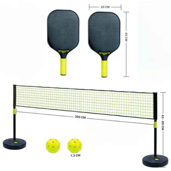 Jucărie interactivă Insportline Pickleball RPS300 IN26706  / Multicolor Black photo 2