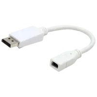 Адаптер Cablexpert A-mDPF-DPM-001-W DisplayPort / Белый