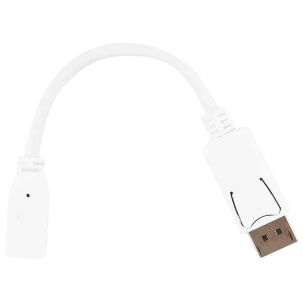 Adaptor Cablexpert A-mDPF-DPM-001-W DisplayPort / White photo 2 Adaptor Cablexpert A-mDPF-DPM-001-W DisplayPort / White photo 2