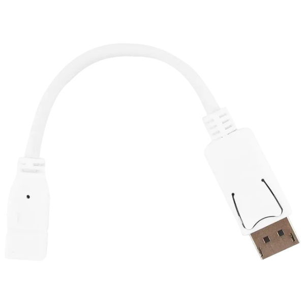 Adaptor Cablexpert A-mDPF-DPM-001-W DisplayPort / White photo 2 Adaptor Cablexpert A-mDPF-DPM-001-W DisplayPort / White photo 2