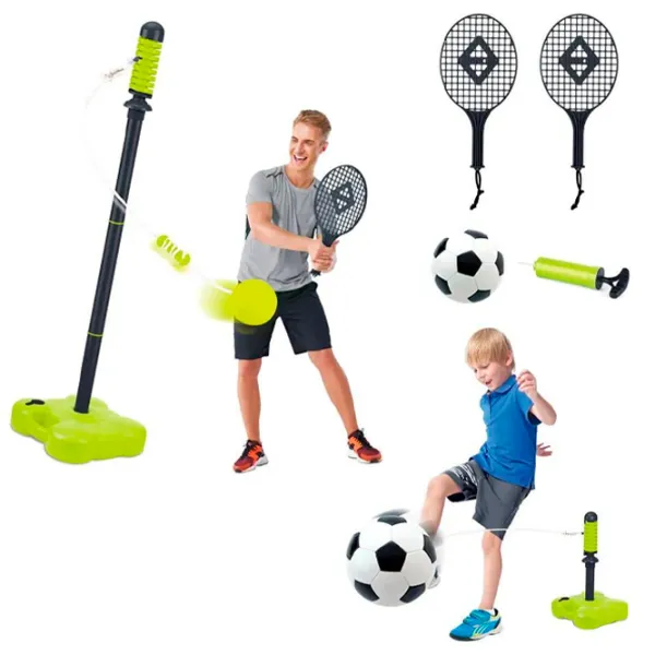 Интерактивная игрушка Insportline Tetherball 2in1 IN26711  / Зелёный Черный photo 2