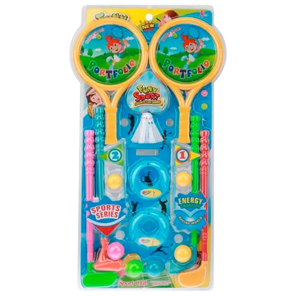 Jucărie interactivă Miscellaneous Funny Sport Set sport 8403  / Multicolor Yellow photo 1
