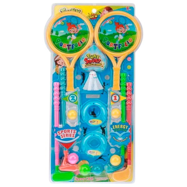 Jucărie interactivă Miscellaneous Funny Sport Set sport 8403  / Multicolor Yellow photo 1