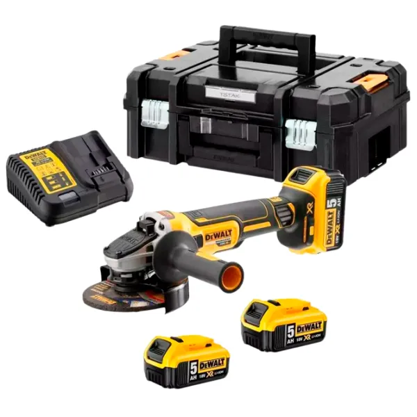 Шлифовальная машина Dewalt DCG405P3 Угловая / / Желтый photo 1