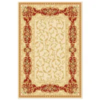 Ковер Covoare Ungheni Atlas Beige Red / Полипропилен