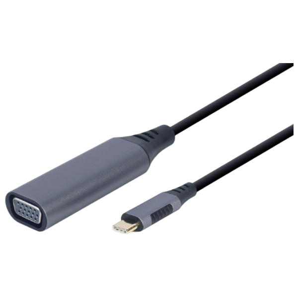 Адаптер Cablexpert A-USB3C-VGA-01 USB Type-C / Серый photo 3 Адаптер Cablexpert A-USB3C-VGA-01 USB Type-C / Серый photo 3