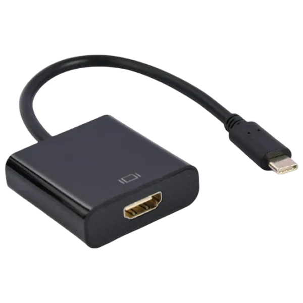 Adaptor Cablexpert A-CM-HDMIF-03 USB Type-C / Black photo 1