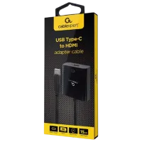 Адаптер Cablexpert A-CM-HDMIF-03 USB Type-C / Черный photo 2