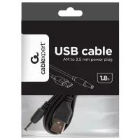 Кабель питания Cablexpert USB Type-A + 3.5 mm 1.8 м / Черный photo 3
