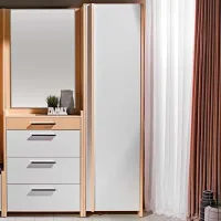 Шкаф для прихожей Ambianta Solaris ДСП меламин / White