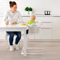 Scaun de masă Ikea Langur (5290474) / 6 luni / White photo 2