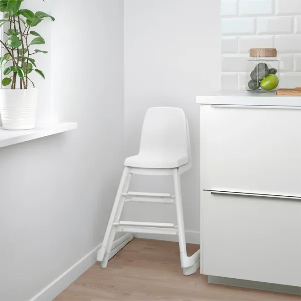 Scaun de masă Ikea Langur (5290490) / 6 luni / White  photo 2