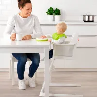 Scaun de masă Ikea Langur (5290475) / 6 luni / White photo 10