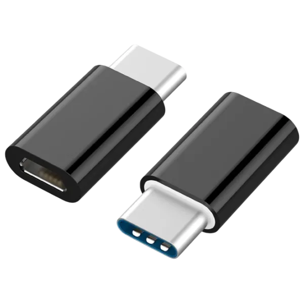 Адаптер Cablexpert A-USB2-CMmF-01 USB Type-C / Черный photo 1