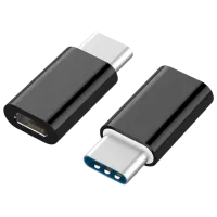Адаптер Cablexpert A-USB2-CMmF-01 USB Type-C / Черный