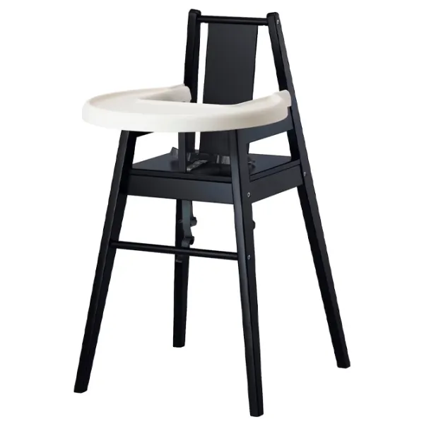 Scaun de masă Ikea Blames (5290470) / 6 luni / Black  photo 1 Scaun de masă Ikea Blames (5290470) / 6 luni / Black  photo 1