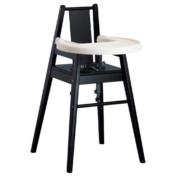 Scaun de masă Ikea Blames (5290470) / 6 luni / Black  photo 2 Scaun de masă Ikea Blames (5290470) / 6 luni / Black  photo 2