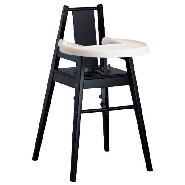 Scaun de masă Ikea Blames (5290470) / 6 luni / Black  photo 2 Scaun de masă Ikea Blames (5290470) / 6 luni / Black  photo 2