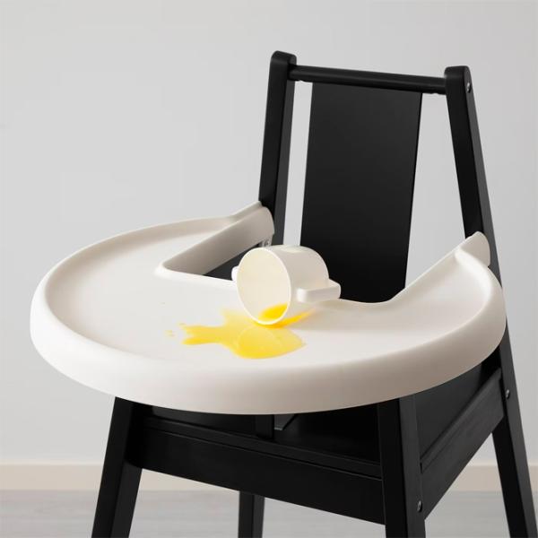 Scaun de masă Ikea Blames (5290470) / 6 luni / Black  photo 5 Scaun de masă Ikea Blames (5290470) / 6 luni / Black  photo 5