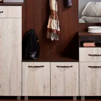 Шкаф для прихожей Ambianta Bruno ДСП меламин / Дуб Сонома