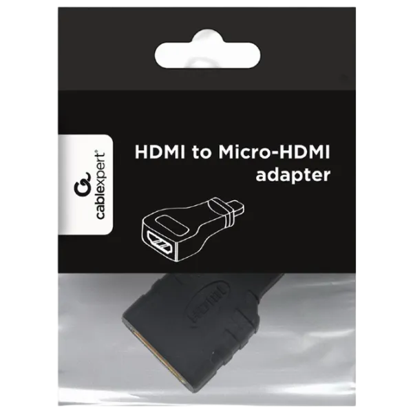 Адаптер Cablexpert A-HDMI-FD Micro HDMI / Черный photo 4