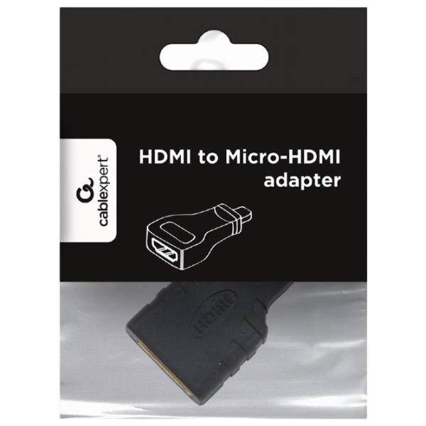 Адаптер Cablexpert A-HDMI-FD Micro HDMI / Черный photo 4