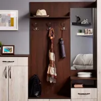 Шкаф для прихожей Ambianta Bruno ДСП меламин / Темный дуб сонома