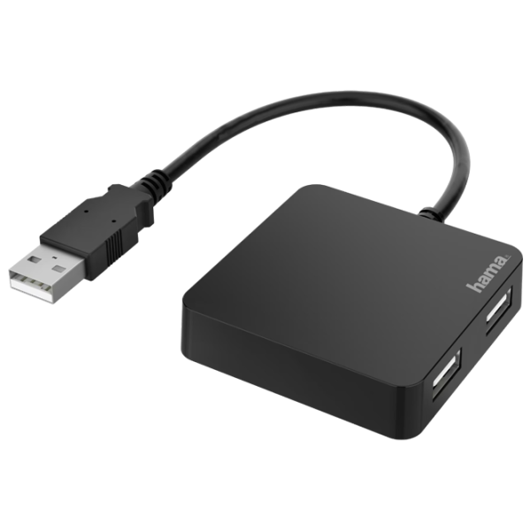 Adaptor Hama 200121 USB Type-A / Black photo 1