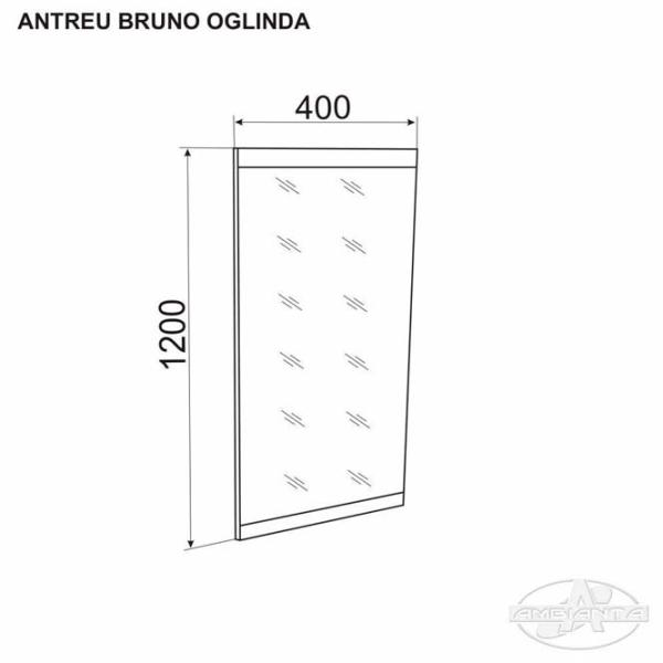 Шкаф для прихожей Ambianta Bruno ДСП меламин / Темный дуб сонома photo 2