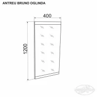 Dulap pentru antreu Ambianta Bruno PAL melaminat / Sonoma dark oak photo 2