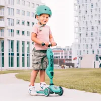 Защитный шлем Scoot and Ride Forest S Зеленый Черный photo 2
