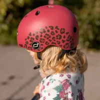 Защитный шлем Scoot and Ride Wildcat Бордо Черный photo 5