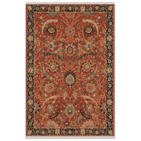 Covor Covoare Ungheni Antique Brown Red / Lână